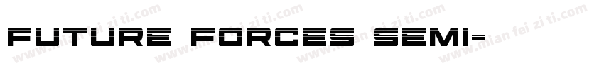 Future Forces Semi字体转换